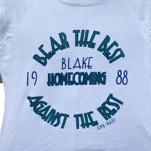 Vintage 1988 Blake homecoming Crewneck sweatshirt xl - Picture 2 of 4